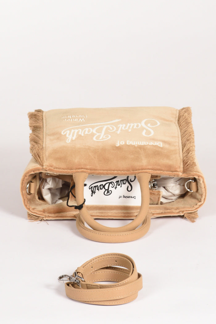Mc2 Saint Barth Borsa Vanity Mini Beige Donna - 5