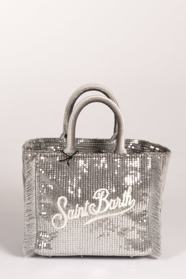 Mc2 Saint Barth Borsa Vanity Mini Grigio Donna