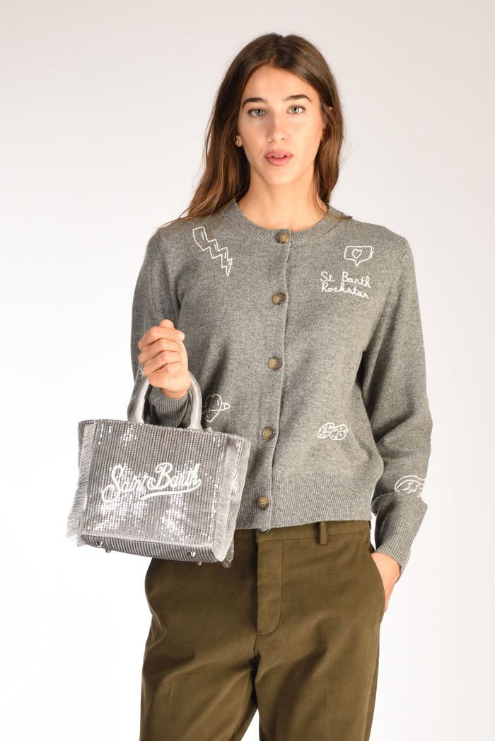 Mc2 Saint Barth Borsa Vanity Mini Grigio Donna - 2