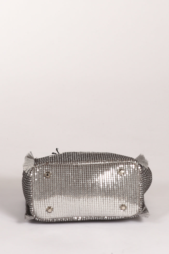 Mc2 Saint Barth Borsa Vanity Mini Grigio Donna - 6