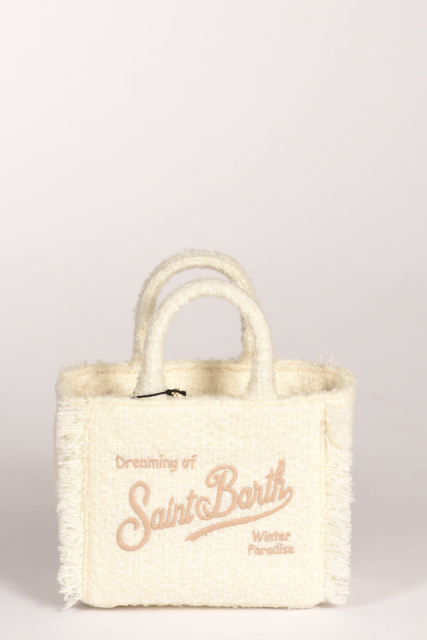 Mc2 Saint Barth Borsa Vanity Mini Bianco Donna
