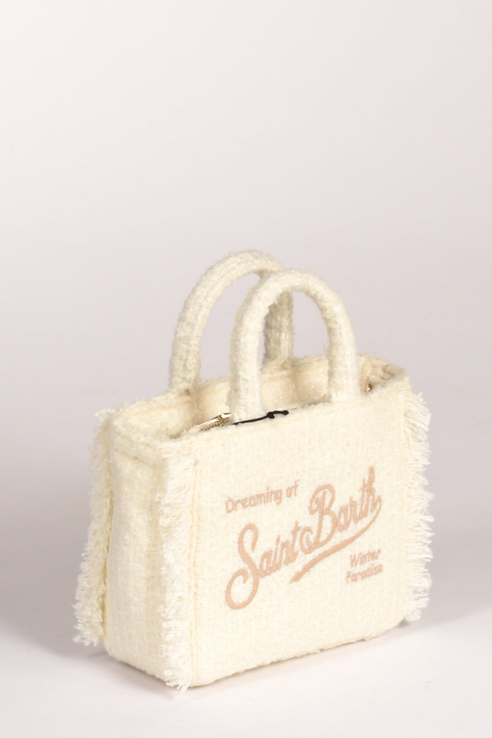 Mc2 Saint Barth Borsa Vanity Mini Bianco Donna - 3