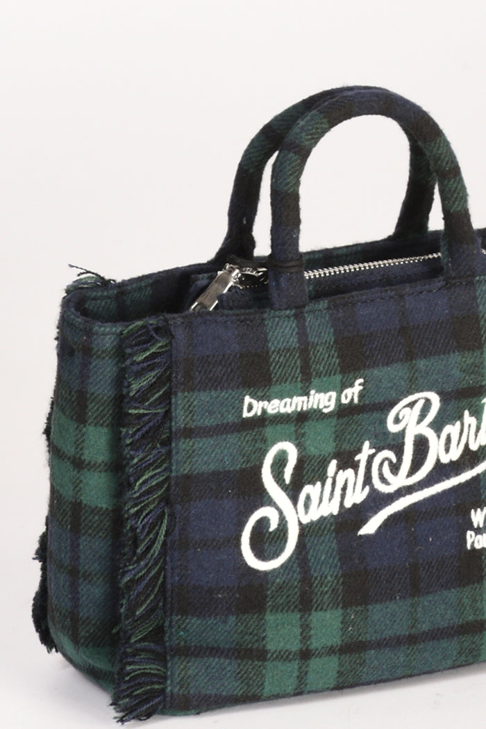 Mc2 Saint Barth Borsa Vanity Mini Verde/blu Donna - 3