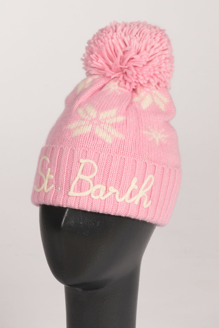 Mc2 Saint Barth Cappello Holden Rosa/bianco Donna - 2