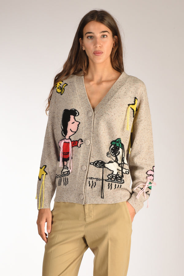 Mc2 Saint Barth Maglia Sasi Beige/multicolor Donna