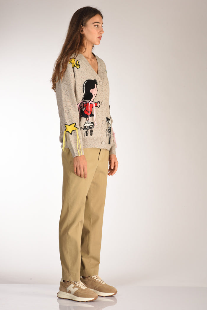 Mc2 Saint Barth Maglia Sasi Beige/multicolor Donna - 4