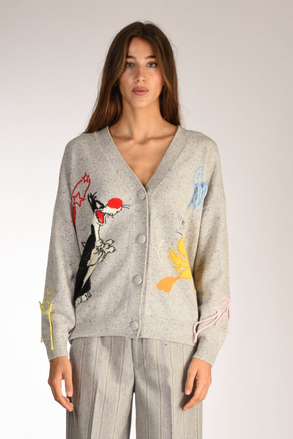 Mc2 Saint Barth Maglia Sasi Grigio/multicolor Donna-2