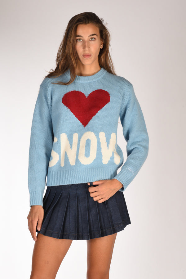 Mc2 Saint Barth Maglia Kyla Azzurro Donna