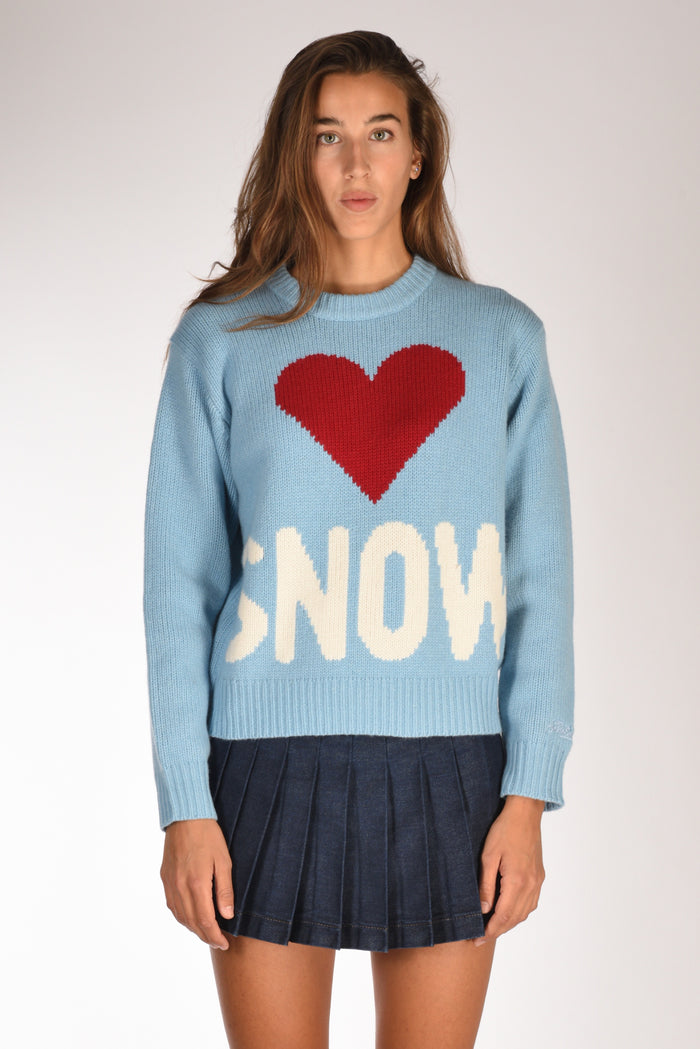 Mc2 Saint Barth Maglia Kyla Azzurro Donna - 2