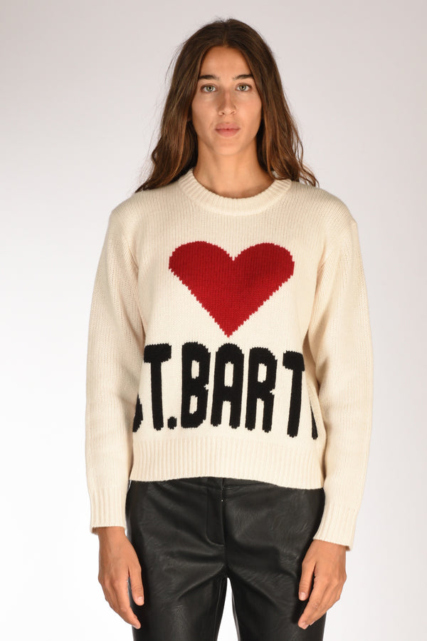 Mc2 Saint Barth Maglia Kyla Bianco Donna-2