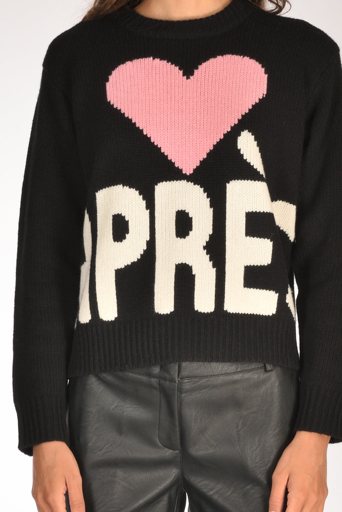 Mc2 Saint Barth Maglia Kyla Nero/rosa/bianco Donna - 3