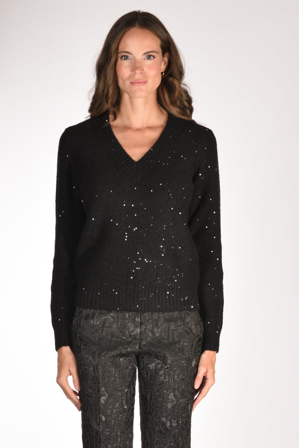 Mc2 Saint Barth Maglia Elara Nero Donna-2