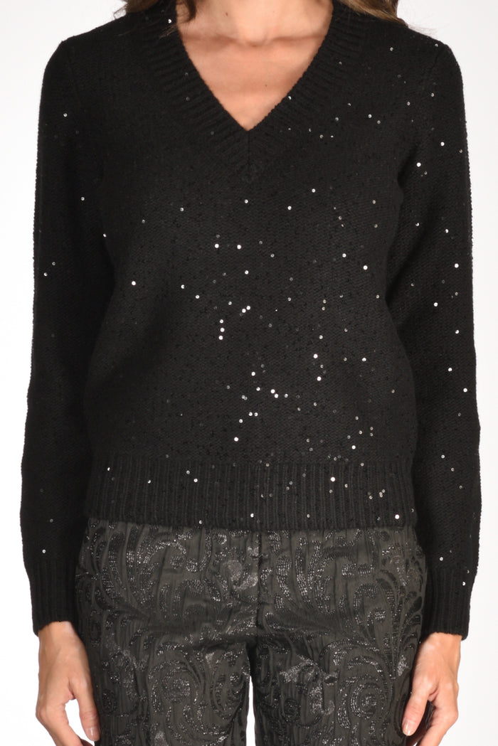 Mc2 Saint Barth Maglia Elara Nero Donna - 3
