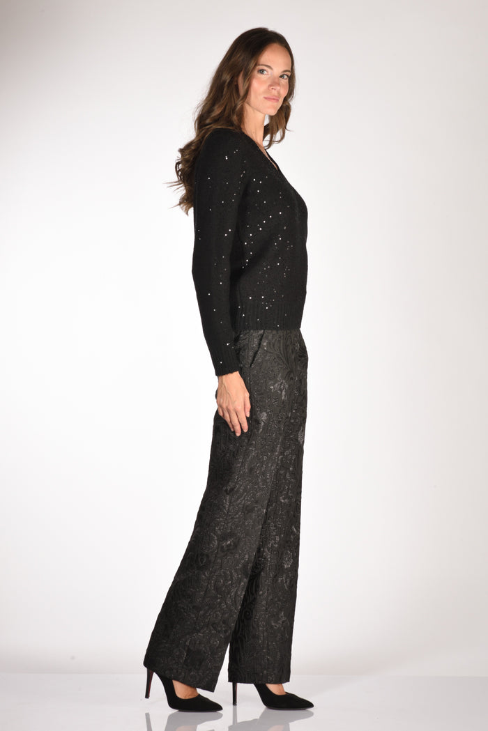Mc2 Saint Barth Maglia Elara Nero Donna - 4