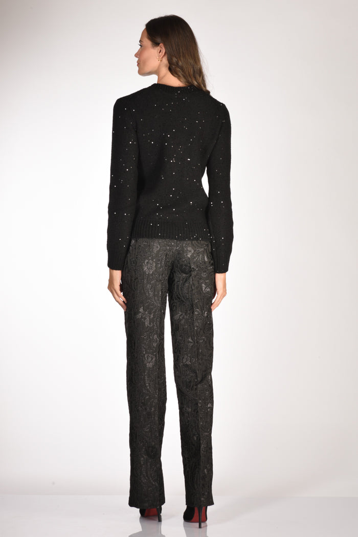 Mc2 Saint Barth Maglia Elara Nero Donna - 5