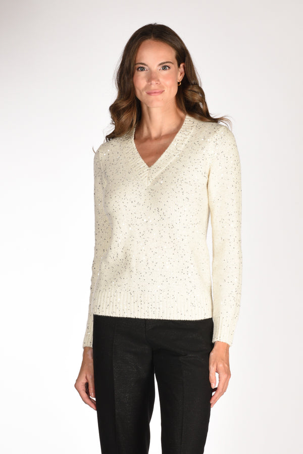 Mc2 Saint Barth Maglia Elara Bianco Donna