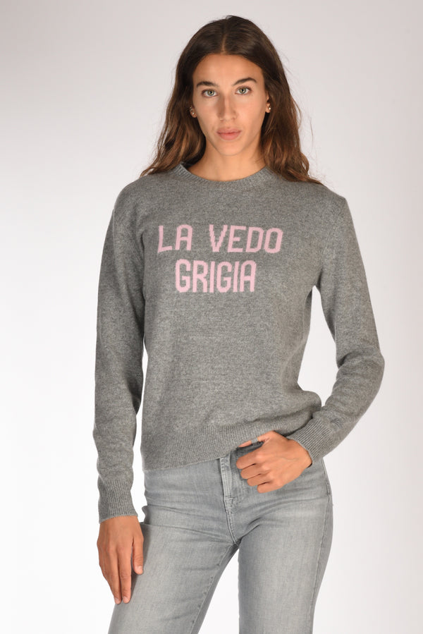 Mc2 Saint Barth Maglia New Queen Grigio/rosa Donna