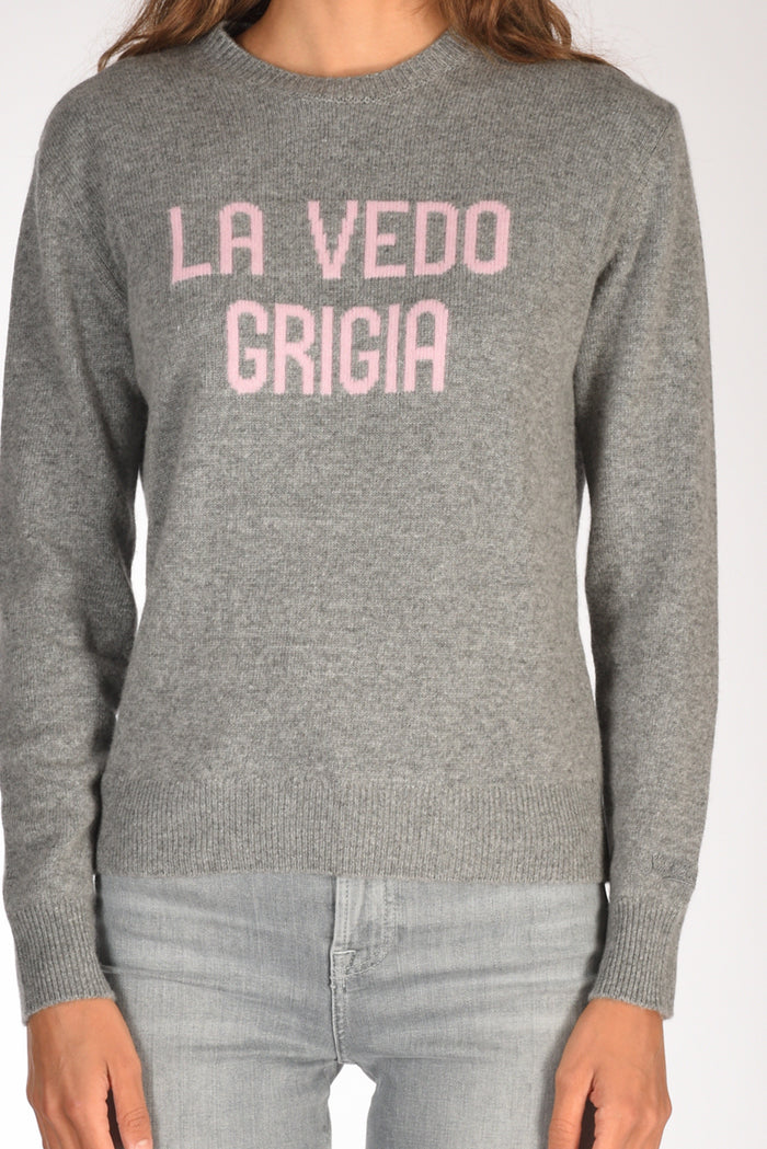 Mc2 Saint Barth Maglia New Queen Grigio/rosa Donna - 3