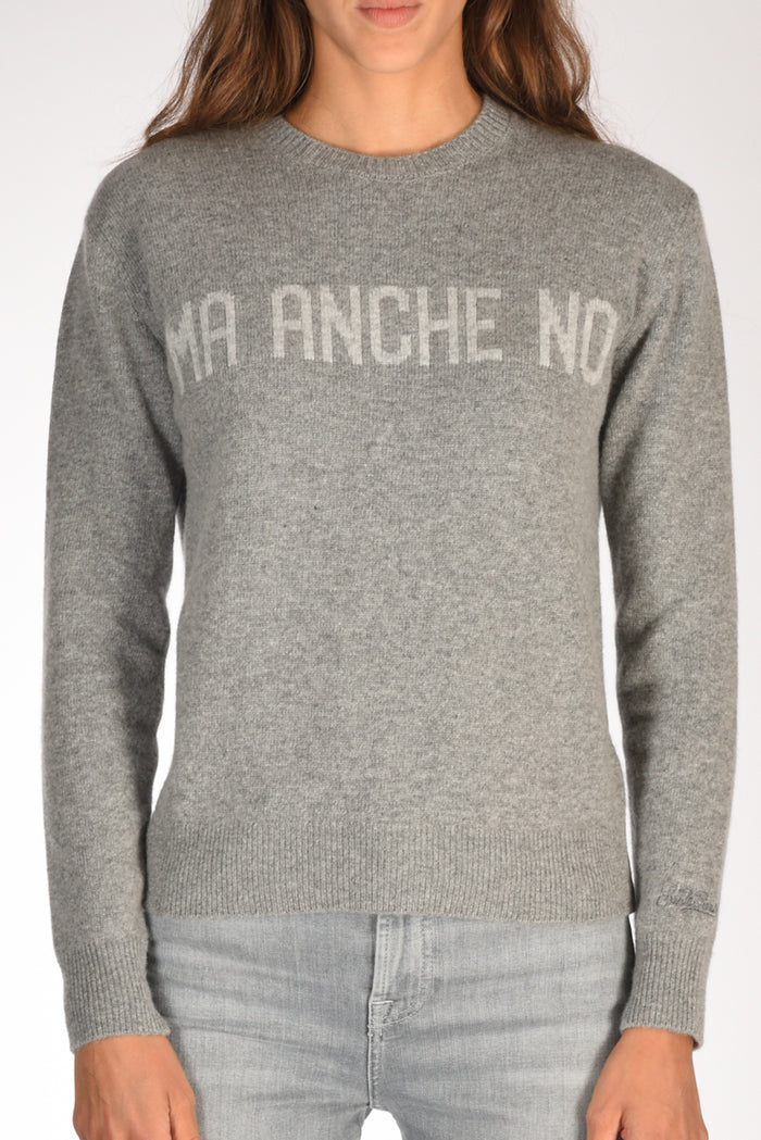 Mc2 Saint Barth Maglia New Queen Grigio Chiaro/grigio Scuro Donna - 3