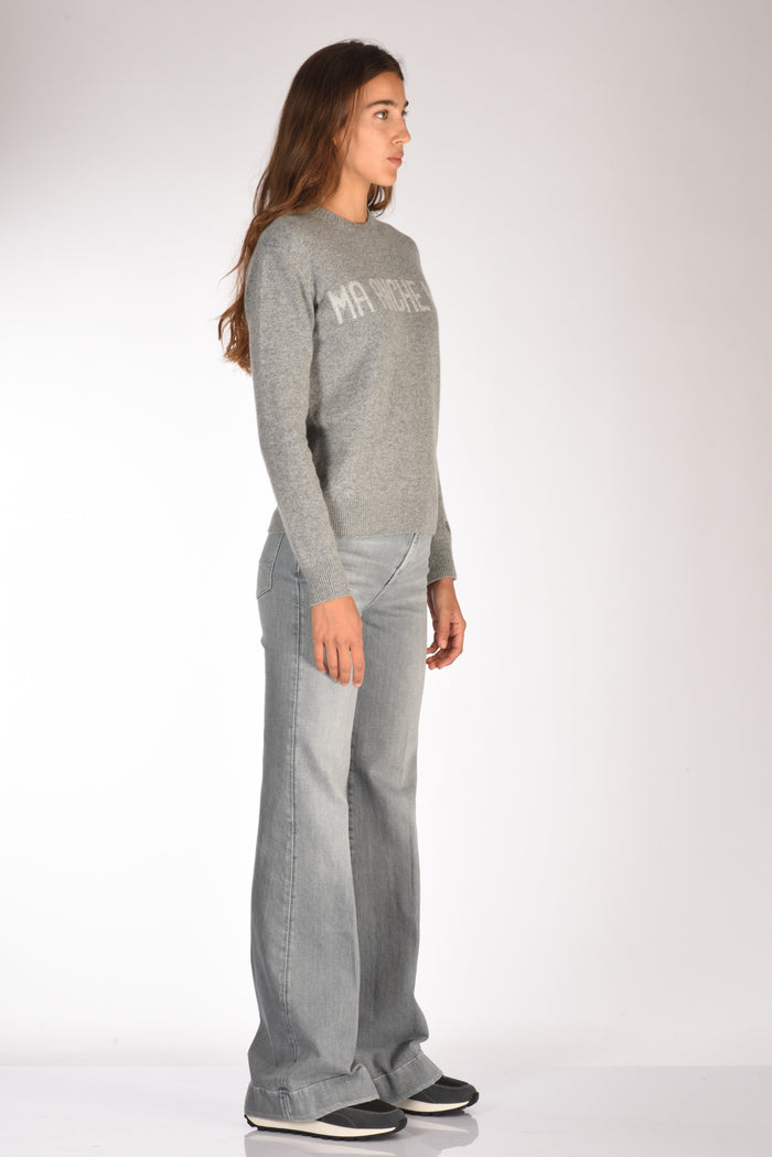 Mc2 Saint Barth Maglia New Queen Grigio Chiaro/grigio Scuro Donna - 4