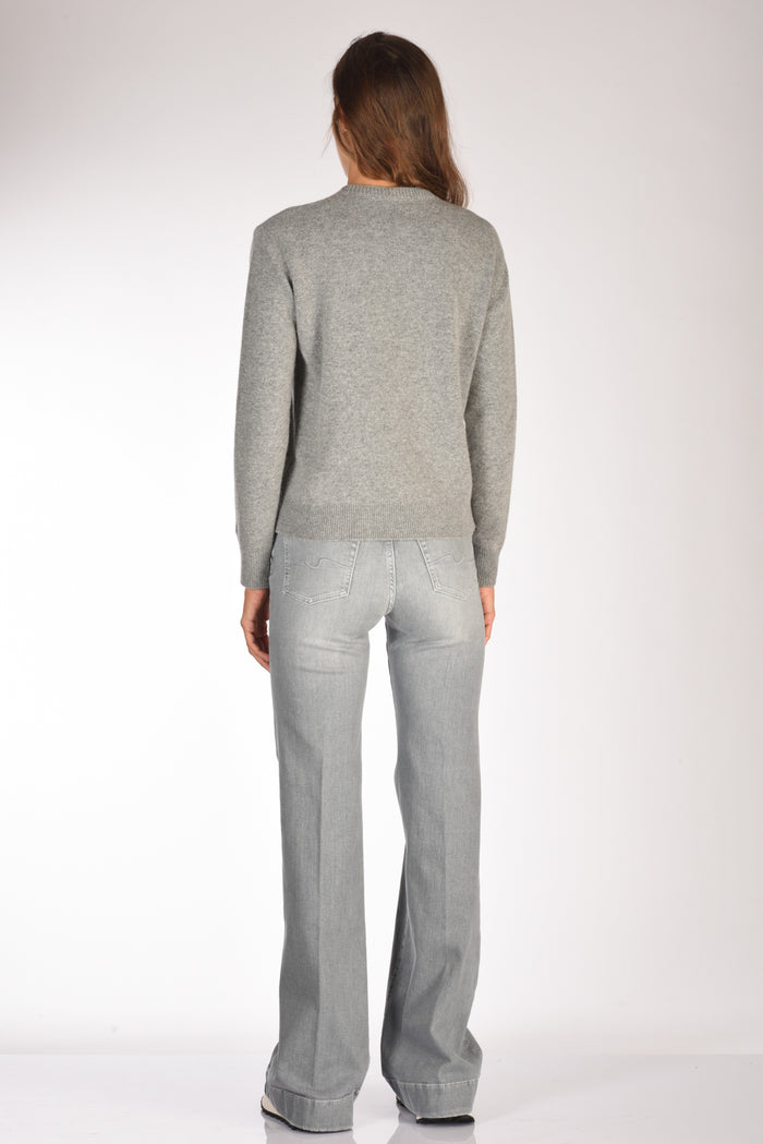 Mc2 Saint Barth Maglia New Queen Grigio Chiaro/grigio Scuro Donna - 5