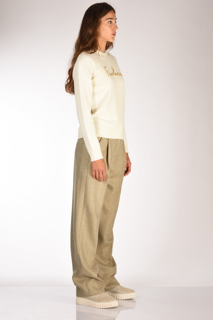 Mc2 Saint Barth Maglia New Queen Bianco/oro Donna - 4