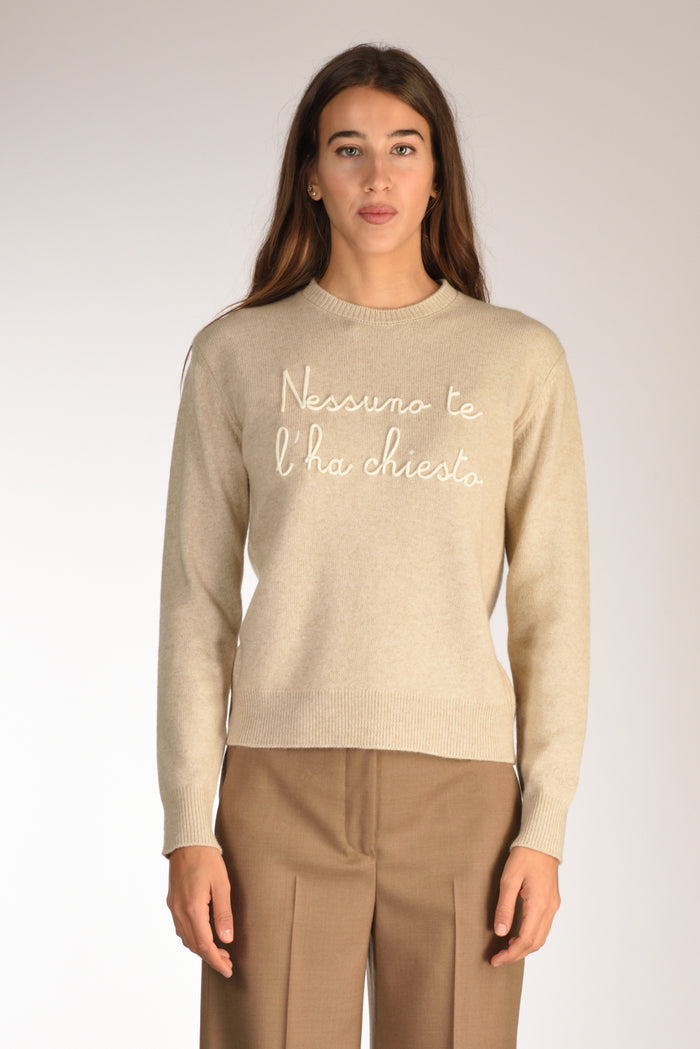 Mc2 Saint Barth Maglia New Queen Beige/bianco Donna - 2