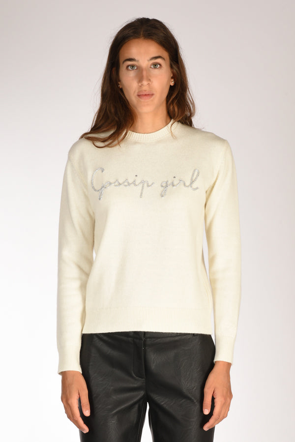 Mc2 Saint Barth Maglia New Queen Bianco/argento Donna-2