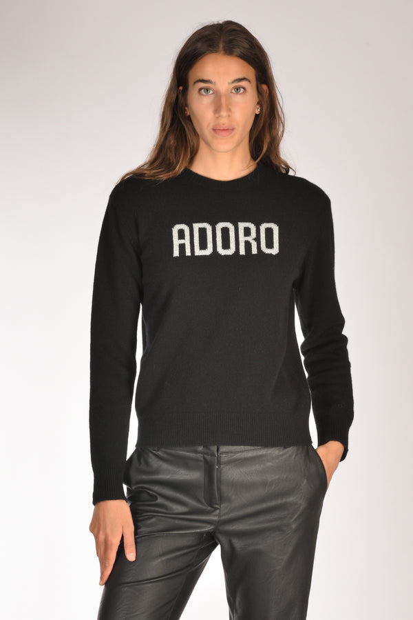 Mc2 Saint Barth Maglia New Queen Nero/argento Donna