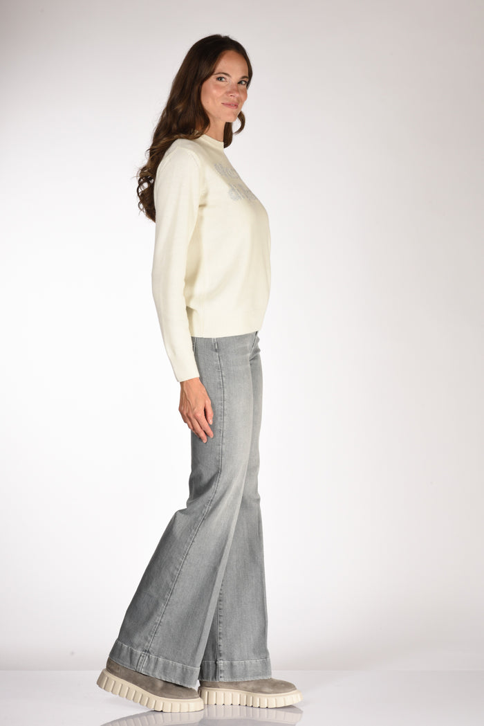 Mc2 Saint Barth Maglia New Queen Bianco/argento Donna - 4