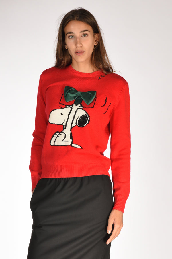 Mc2 Saint Barth Maglia New Queen Rosso/multicolor Donna