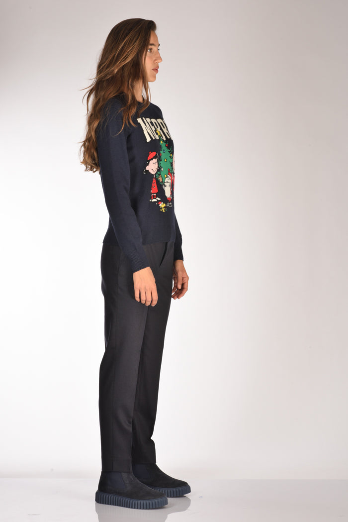 Mc2 Saint Barth Maglia New Queen Blu/multicolor Donna - 4