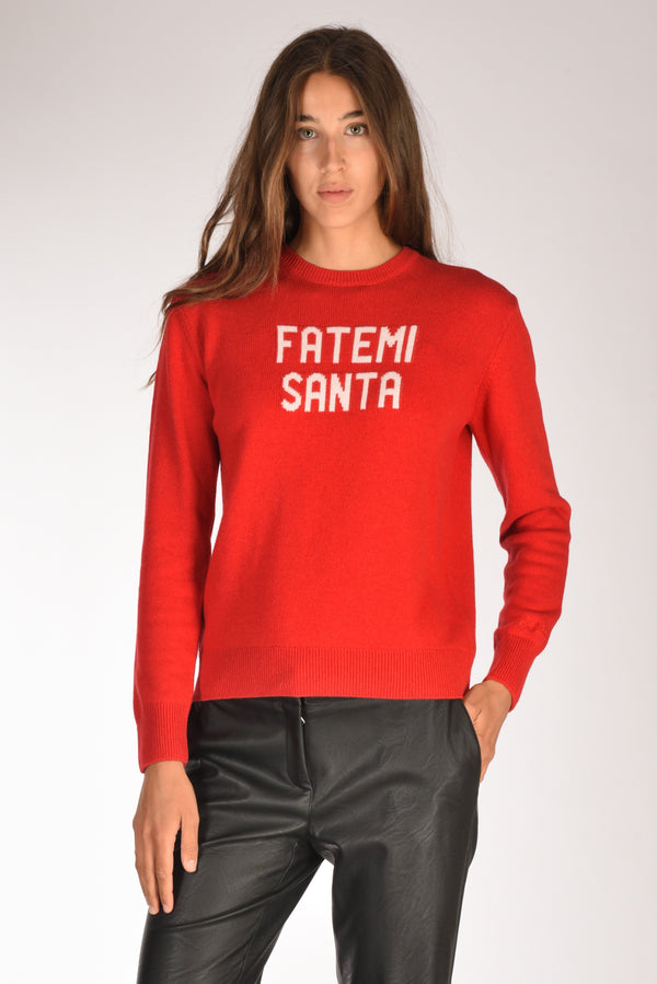 Mc2 Saint Barth Maglia New Queen Rosso/bianco Donna