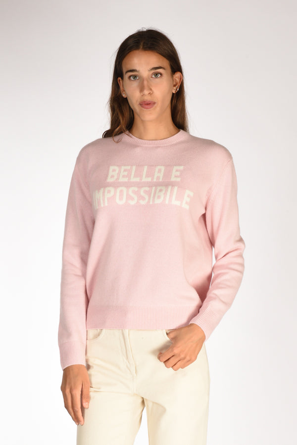 Mc2 Saint Barth Maglia New Queen Rosa/bianco Donna