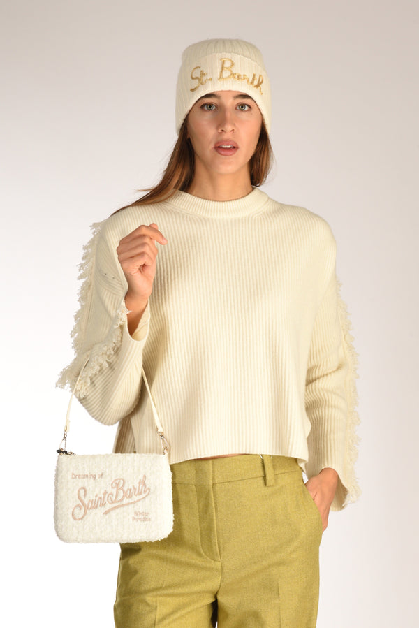 Mc2 Saint Barth Borsa Parisienne M Bianco Donna-2