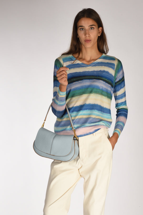 Gianni Chiarini Borsa Helena Round Azzurro Donna-2