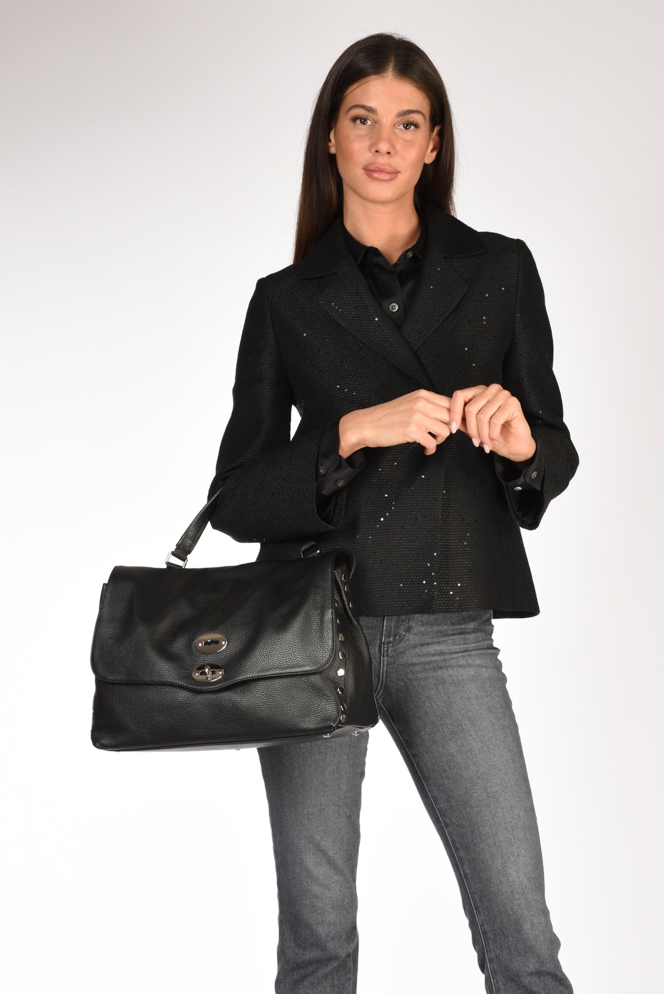 Zanellato Postina M Nero Donna » Five Brescia