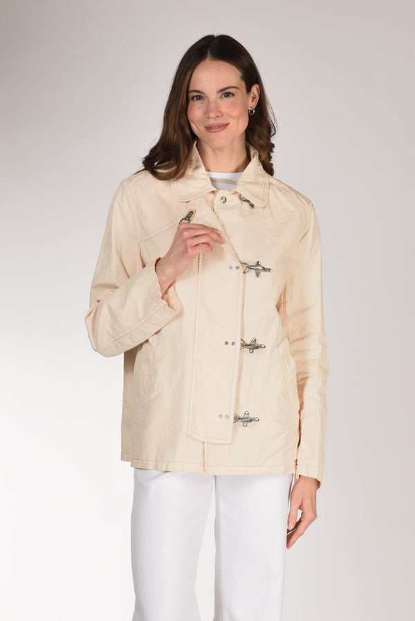 Fay Giacca Archive Bianco Naturale Donna