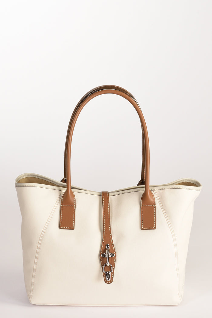 Fay Borsa Media Bianco Naturale Donna - 1