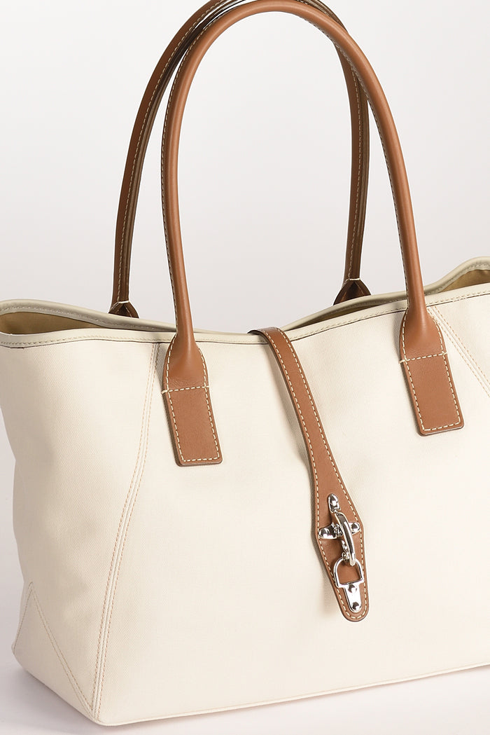 Fay Borsa Media Bianco Naturale Donna - 4
