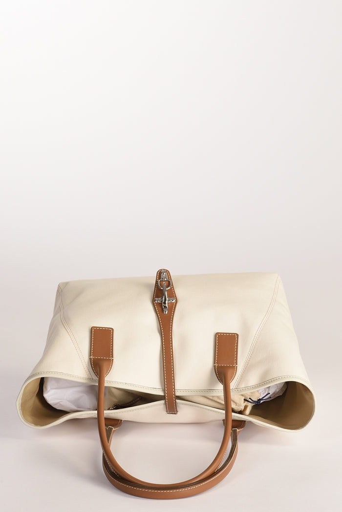 Fay Borsa Media Bianco Naturale Donna - 6