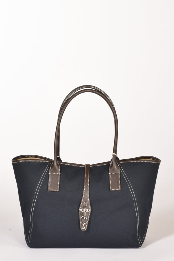 Fay Borsa Media Blu/marrone Donna