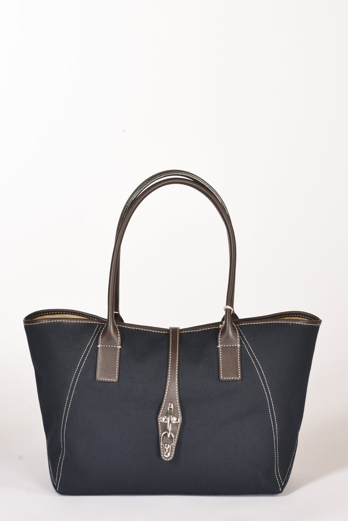 Fay Borsa Media Blu/marrone Donna - 1