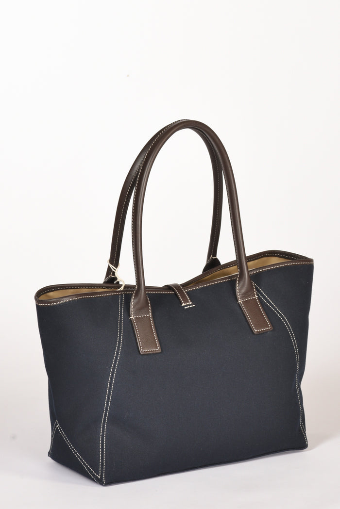 Fay Borsa Media Blu/marrone Donna - 5
