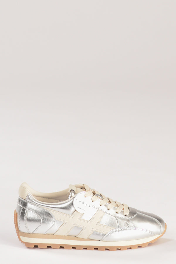 Hogan Sneakers H701 Argento/bianco Donna