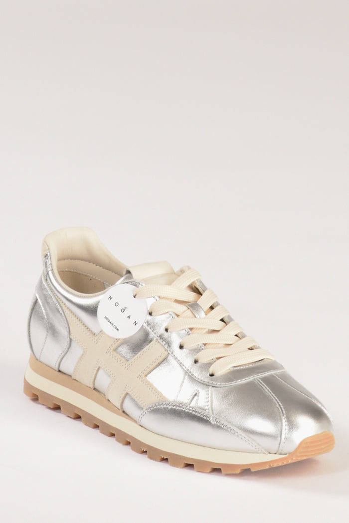 Hogan Sneakers H701 Argento/bianco Donna - 3