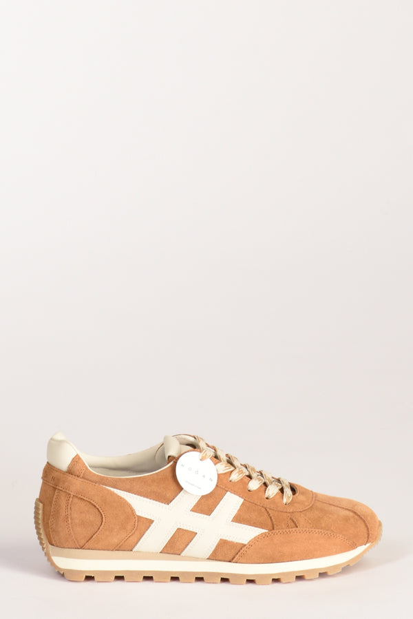 Hogan Sneakers H701 Beige Cuoio Donna