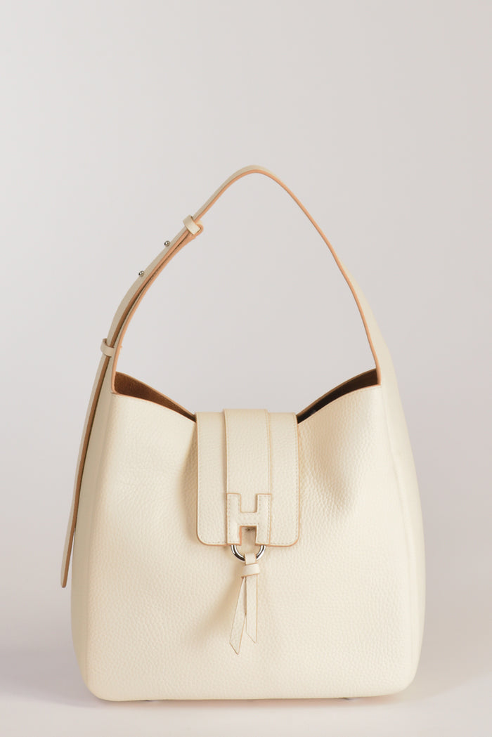Hogan Borsa Hobo Bianco Naturale Donna - 1