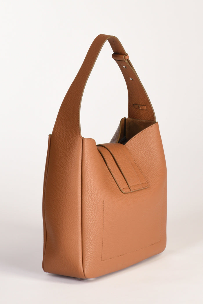 Hogan Borsa Hobo Beige Cuoio Donna - 4