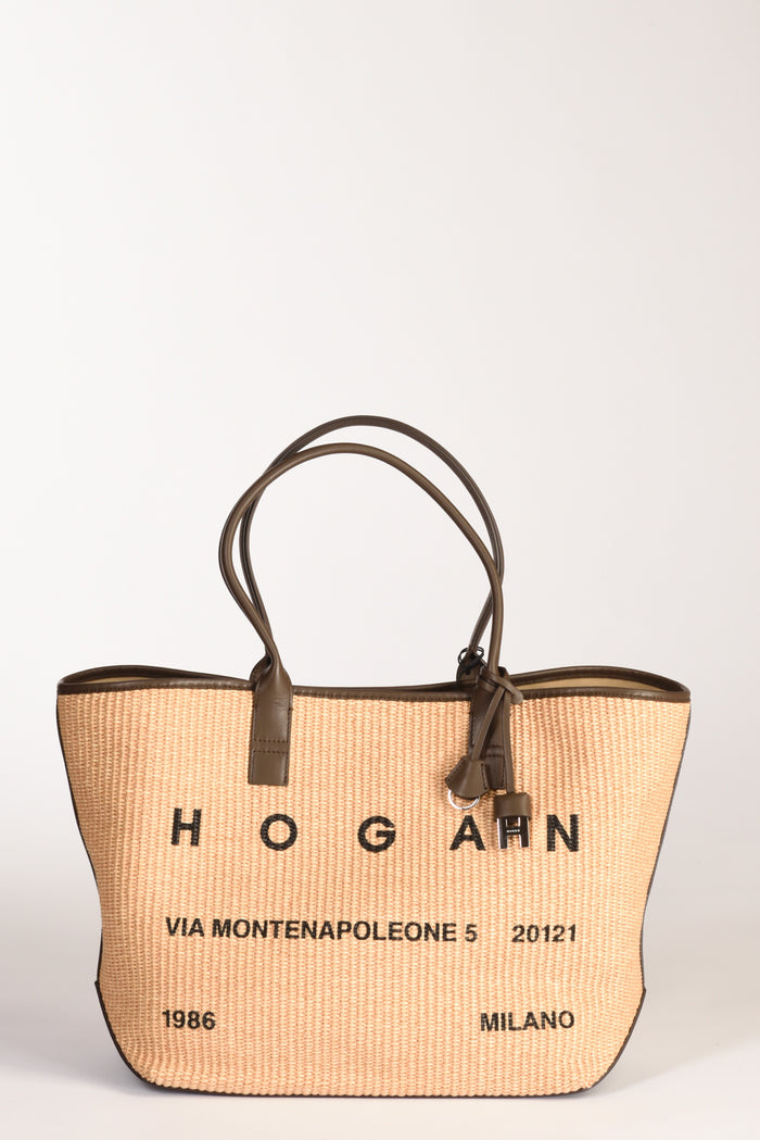 Hogan Borsa Shopping Beige Donna - 1
